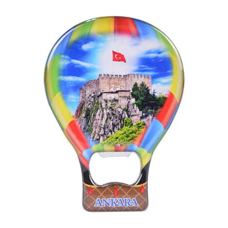 Toptan Ankara Temalı Myros Metal Balon Açacak Magnet T 102x73 mm - 4