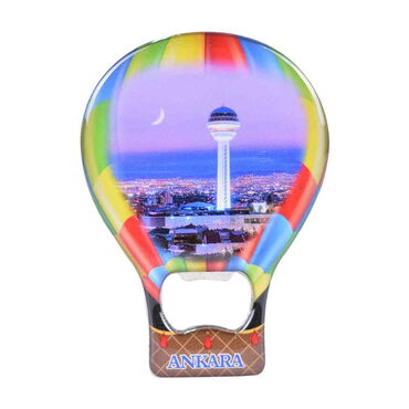 Toptan Ankara Temalı Myros Metal Balon Açacak Magnet T 102x73 mm - 5