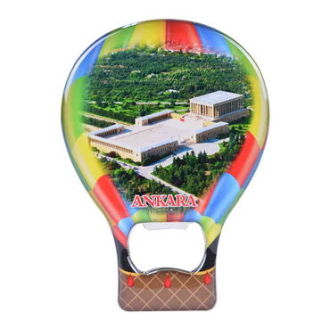 Toptan Ankara Temalı Myros Metal Balon Açacak Magnet T 102x73 mm - 9