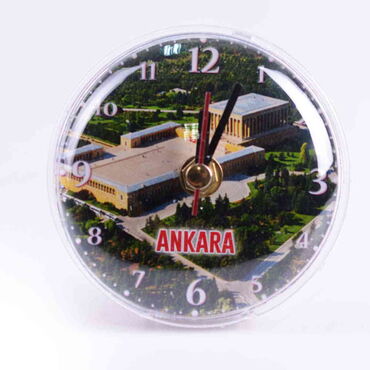 Toptan Ankara Temalı Myros Plastik Saat Magnet - 3