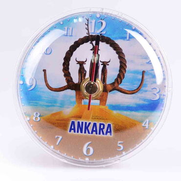 Toptan Ankara Temalı Myros Plastik Saat Magnet - 7