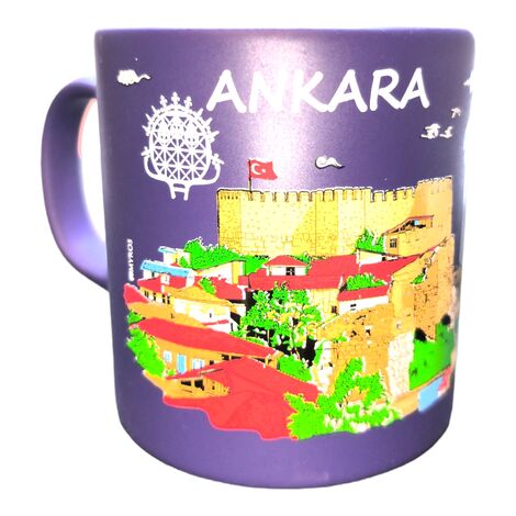 Toptan Ankara Temalı Seramik Renkli Baskılı Kupa 82x90 mm - 9