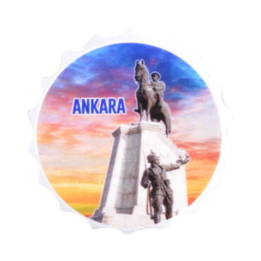 Toptan Ankara Temalı Uv Baskılı Kapak Açacak Magnet 63x15 mm - 10