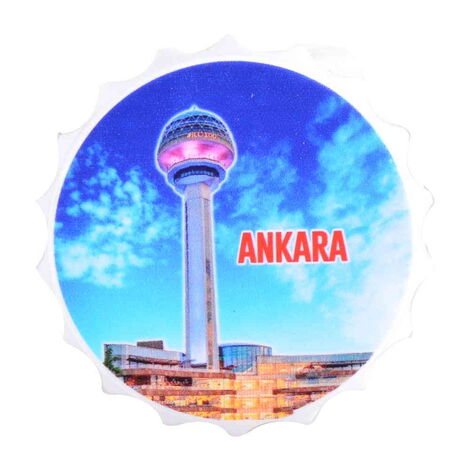 Toptan Ankara Temalı Uv Baskılı Kapak Açacak Magnet 63x15 mm - 14