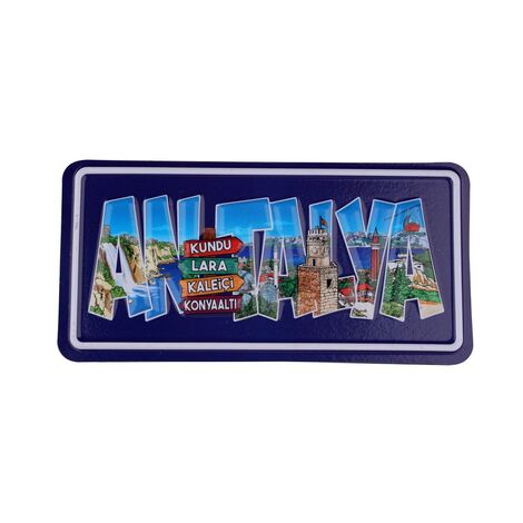 Toptan Antalya Temalı Kabartmalı Pvc Baskı Magnet - 3