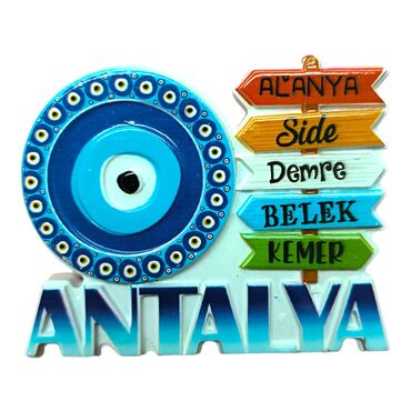 Toptan Antalya Temalı Polyester Baskılı Magnet - 9