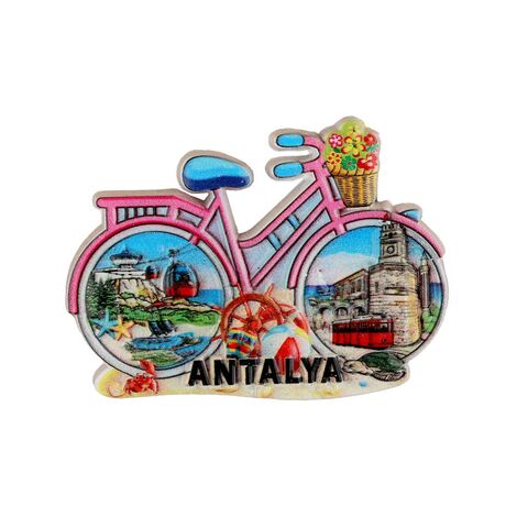 Toptan Antalya Temalı Polyester Baskılı Magnet - 3