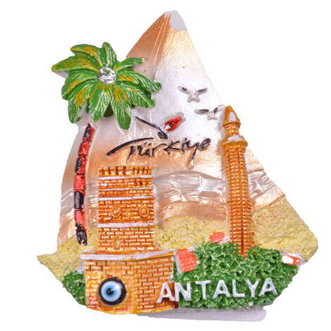 Toptan Antalya Temalı Polyester Magnet - 15