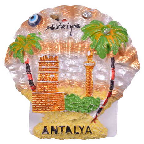 Toptan Antalya Temalı Polyester Magnet - 24