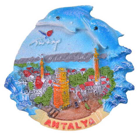 Toptan Antalya Temalı Polyester Magnet - 30