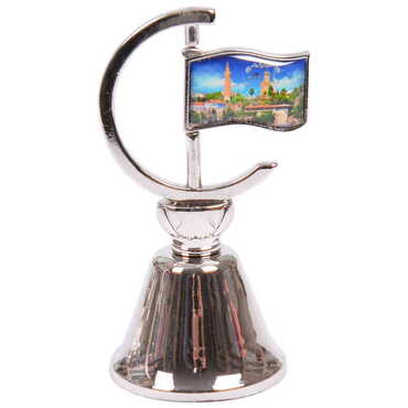 Antalya Themed Collectible Souvenir Double Face Metal Spinner Flag Bell 44x96 mm - 3