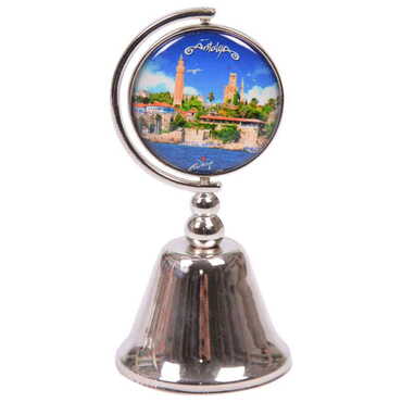 Antalya Themed Collectible Souvenir Metal Bell 44x90 mm - 3