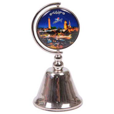 Antalya Themed Collectible Souvenir Metal Bell 44x90 mm - 4