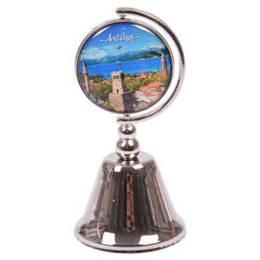 Antalya Themed Collectible Souvenir Metal Bell 44x90 mm - 10