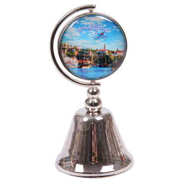 Antalya Themed Collectible Souvenir Metal Bell 44x90 mm - 11