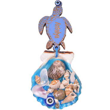 Antalya Themed Customised Sea Shell Souvenir Fridge Magnet - 5