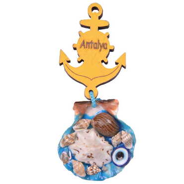 Antalya Themed Customised Sea Shell Souvenir Fridge Magnet - 8