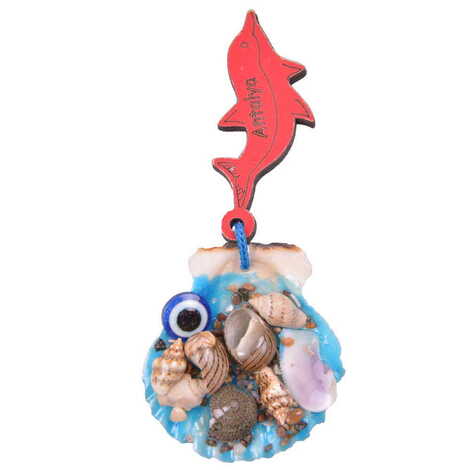 Antalya Themed Customised Sea Shell Souvenir Fridge Magnet - 10