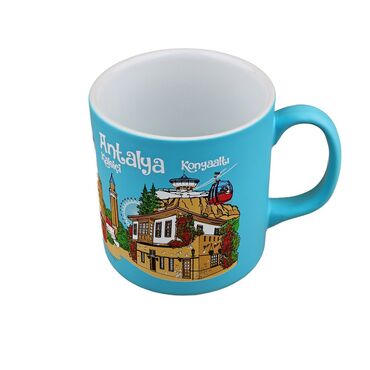 Antalya Themed Customised Serigraphy Printed Ceramic Mug 82x90 mm - 6