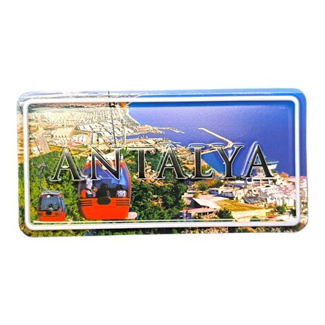 Antalya Themed Embossed Pvc Oppression Fridge Magnet - 10