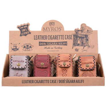 Antalya Themed Leather Cigarette Case - 2