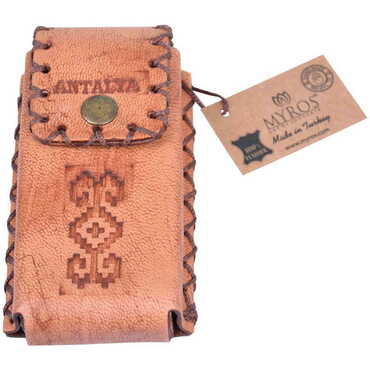 Antalya Themed Leather Cigarette Case - 6