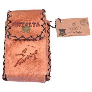 Antalya Themed Leather Cigarette Case - 12