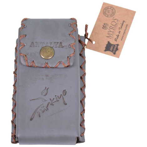 Antalya Themed Leather Cigarette Case - 25