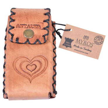 Antalya Themed Leather Cigarette Case - 27