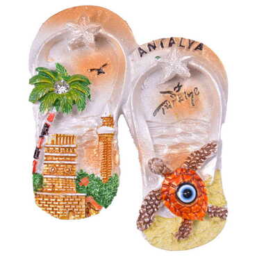 Antalya Themed Polyester Fridge Magnet - 9