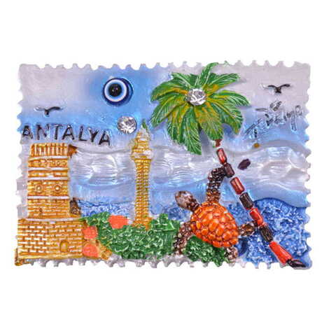 Antalya Themed Polyester Fridge Magnet - 13