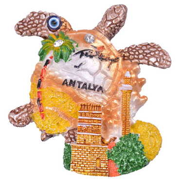 Antalya Themed Polyester Fridge Magnet - 17