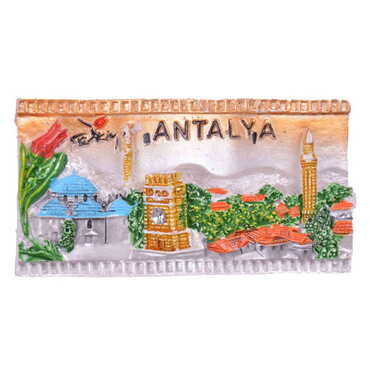 Antalya Themed Polyester Fridge Magnet - 25