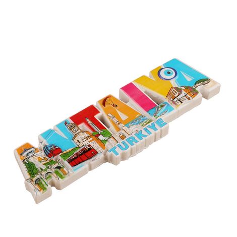 Antalya Themed Polyester Printed Fridge Magnet - 5