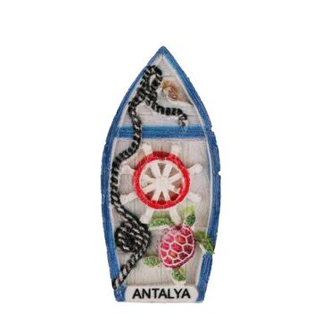 Antalya Themed Polyester UV Printed Stoned And Nacrous Fridge Magnet - 8