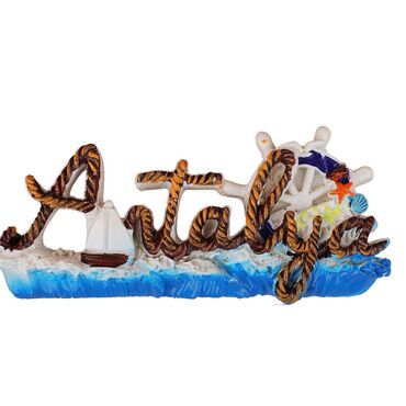 Antalya Themed Polyester UV Printed Stoned And Nacrous Fridge Magnet - 12