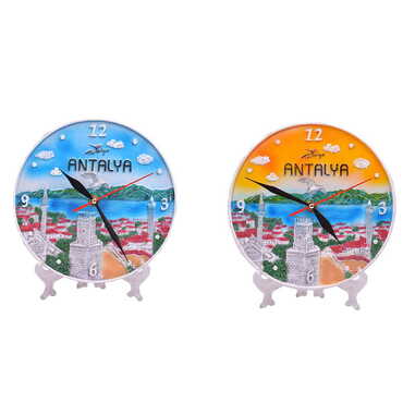 Antalya Themed Polyester Wall Clock - 2