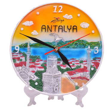 Antalya Themed Polyester Wall Clock - 3