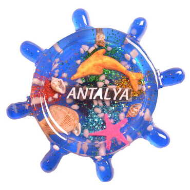 Antalya Themed Transparent Polyester Photo Fridge Magnet - 6