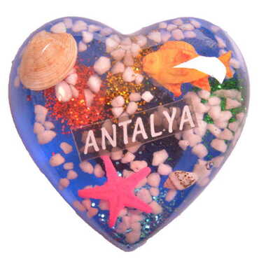 Antalya Themed Transparent Polyester Photo Fridge Magnet - 21