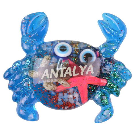 Antalya Themed Transparent Polyester Photo Fridge Magnet - 28