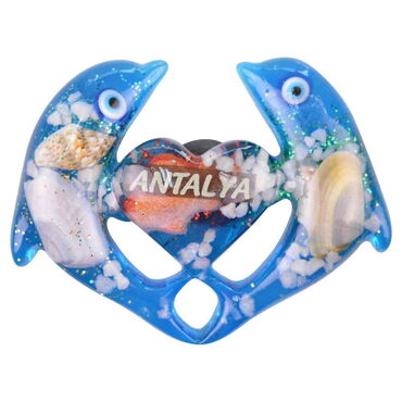 Antalya Themed Transparent Polyester Photo Fridge Magnet - 29