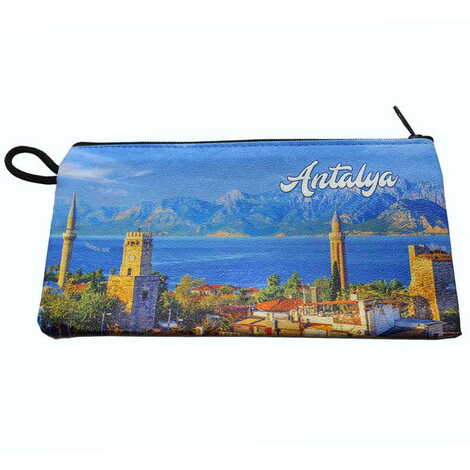 Antalya Themed Turkish Woven Wallet 183x97x8 mm - 6