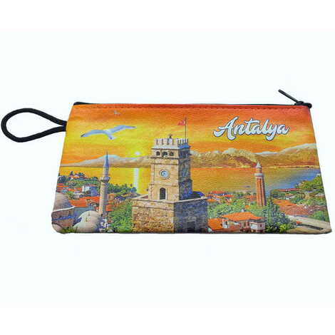 Antalya Themed Turkish Woven Wallet 183x97x8 mm - 7