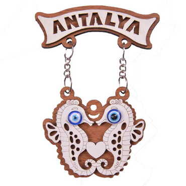 Antalya Themed Wooden Customised Souvenir Fridge Magnet - 7