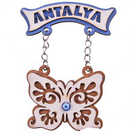 Antalya Themed Wooden Customised Souvenir Fridge Magnet - 10