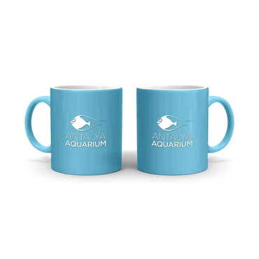 Aquapark Themed Customised Serigraphy Printed Ceramic Mug 82x90 mm - 3