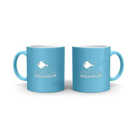 Aquapark Themed Customised Serigraphy Printed Ceramic Mug 82x90 mm - 3