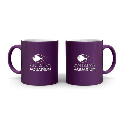 Aquapark Themed Customised Serigraphy Printed Ceramic Mug 82x90 mm - 5