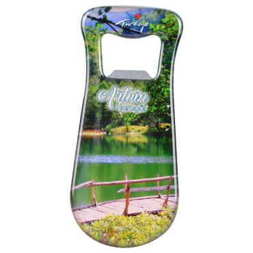 Artvin Themed Customizable Metal Magnetic Bottle Opener 95x42 mm - 5